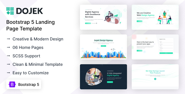 Dojek v1.0.0 - Landing Page Template