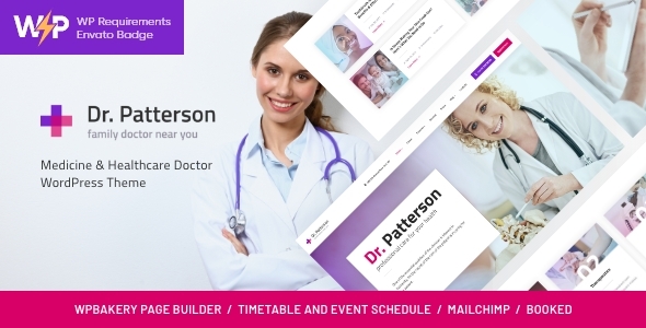 Dr.Patterson v1.2.0 - Medicine & Healthcare WordPress Theme