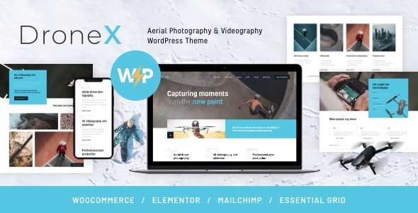 DroneX v1.1.1 - Aerial Photography & Videography WordPress Theme