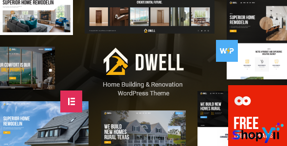 Dwell v1.0.0 - Home Building & Renovation WordPress Theme