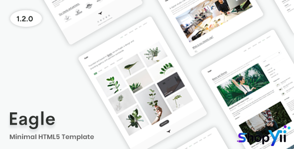 Eagle v1.1.0 - Minimal HTML5 Template
