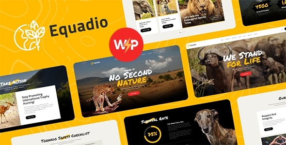 Equadio v1.0.0 - Non-Profit and Environmental WordPress Theme