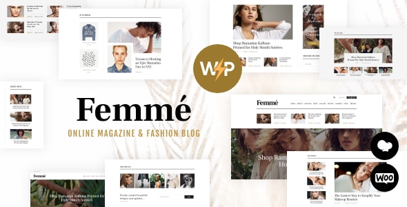 Femme v1.3.0 - An Online Magazine & Fashion Blog WordPress Theme