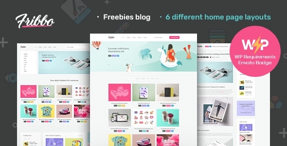 Fribbo v1.0 - Freebies Blog WordPress Theme