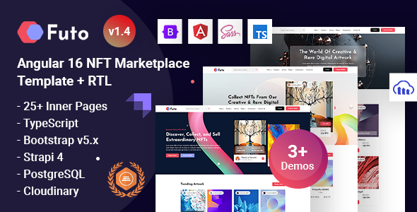 Futo - Angular Strapi NFT Marketplace Template