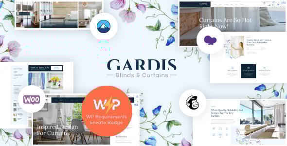Gardis v1.2.2 - Blinds and Curtains Studio & Shop WordPress Theme