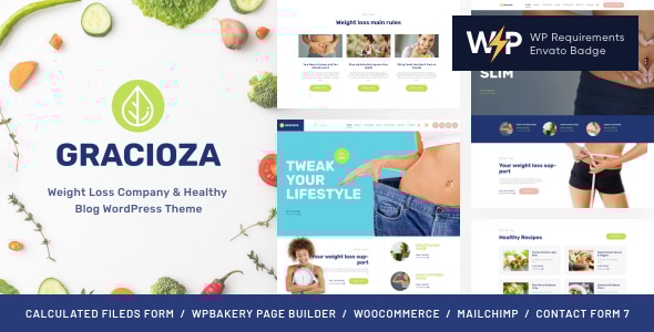 Gracioza v1.0.5 - Weight Loss Company & Healthy Blog
