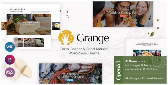 Grange v1.0 - Farm, Bazaar & Food Market WordPress Theme