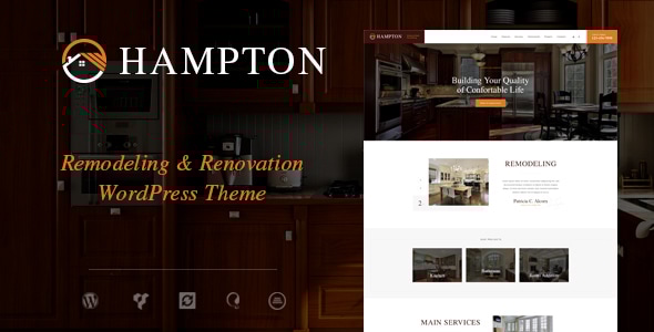 Hampton v1.1.9 - Home Design and House Renovation WordPress Theme