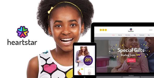 HeartStar v1.0.3 - Gift Shop & Event WordPress Theme