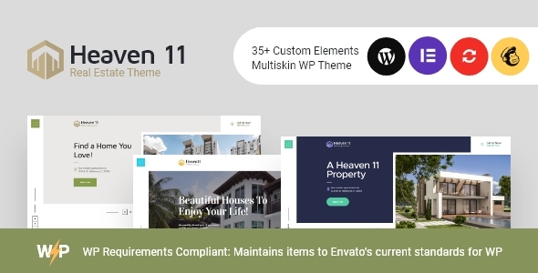 Heaven11 v1.0.2 - Property & Apartment Real Estate WordPress Theme
