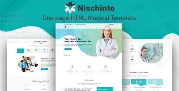 Nischinto v1.0 - Medical Landing Page HTML Template