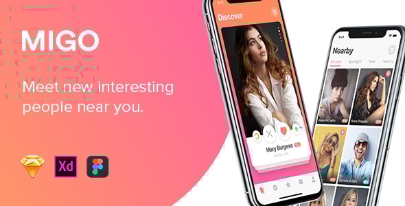 MIGO Dating UI Kit v1.0