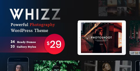 Whizz v2.1.0 - Photography WordPress for Photography