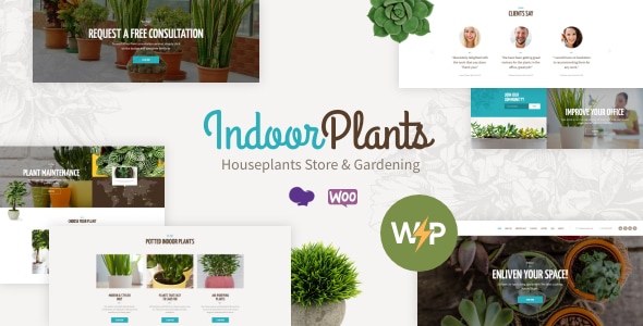 Indoor Plants v1.2.4 - Houseplants store & Gardening WordPress Theme