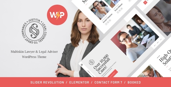 Justitia v1.0.5 - Multiskin Lawyer & Legal Adviser WordPress Theme