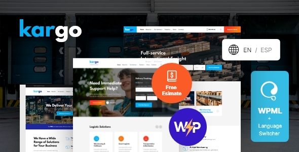 Kargo v1.1.8 - Logistics & Transportation WordPress Theme