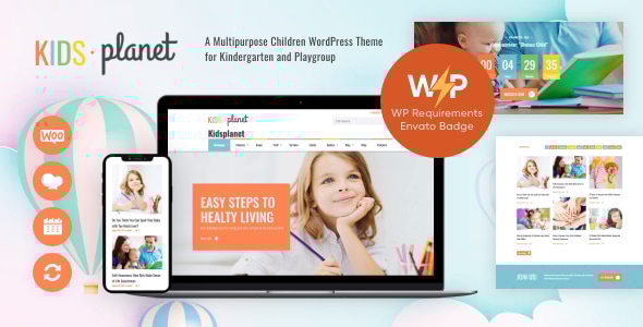 Kids Planet v2.2.6 - A Multipurpose Children WordPress Theme