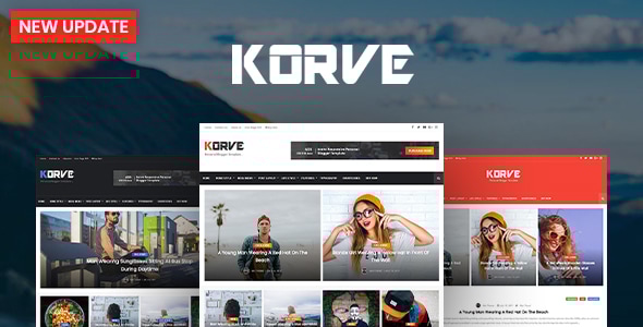 Korve v2.0.0 - Personal Blogger Template