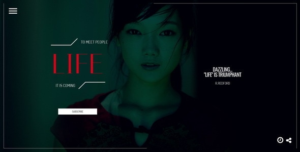 Life v1.4 - Responsive Under Construction Template