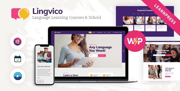 Lingvico v1.0.4 - Language Center & Training Courses WordPress Theme