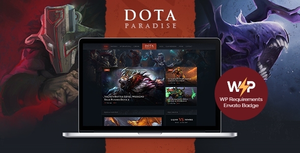 Ludos Paradise v2.0.3 - Gaming Blog & Clan WordPress Theme