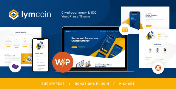 Lymcoin v1.3.1 - Cryptocurrency & ICO WordPress Theme