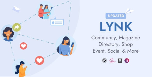 Lynk v3.8.0 - Social Networking and Community Theme