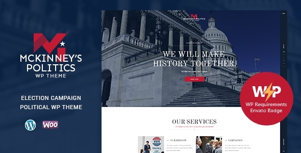 MCKinney's Politics v1.2.4 - Elections Campaign Theme