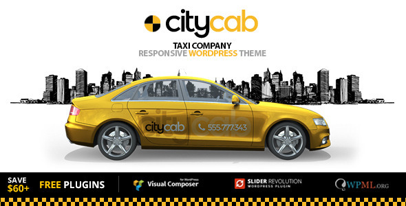 CityCab v3.5.3 - Taxi Company WordPress Theme