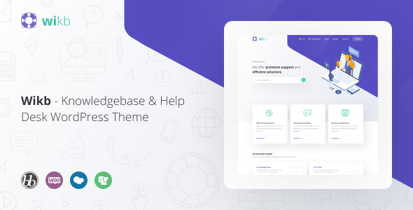 Wikb v1.3 - Knowledgebase & Help Desk WP Theme