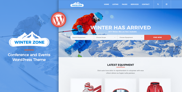 WinterZone v1.4 - Ski & Winter Sports WordPress Theme