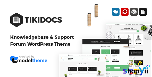 Tikidocs v2.1 - Knowledgebase & Support Forum WordPress Theme + RTL