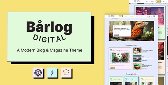 Barlog v1.1 - A Modern Blog & Magazine Theme