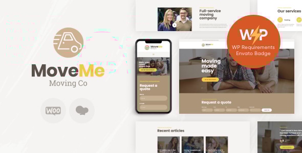 MoveMe v1.2.3 - Moving & Storage Relocation Company WordPress Theme