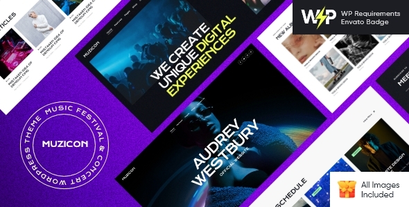 Muzicon v1.2.0 - Music Festival & Concert WordPress Theme