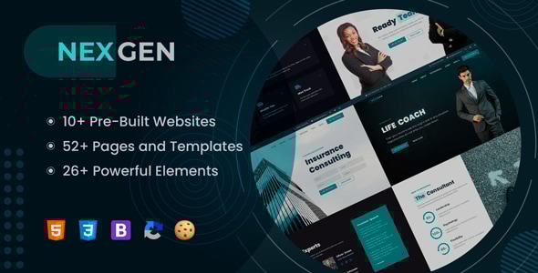 Nexgen v1.0.6 - Consulting & Logistics HTML Template