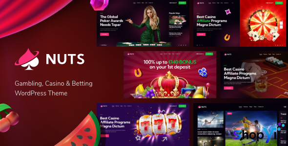 Nuts v1.0.0 - Gambling, Casino & Betting WordPress Theme