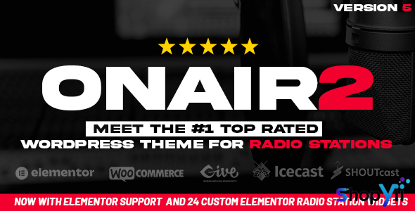 Onair2 v3.9.9.4 - Radio Station WordPress Theme
