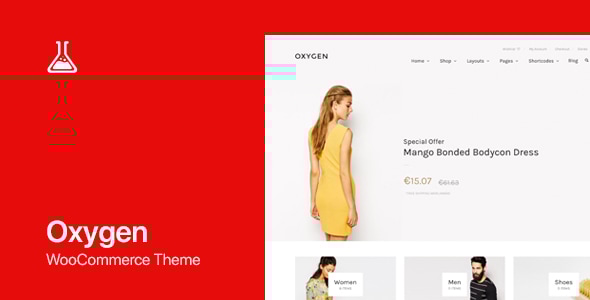 Oxygen v5.5.1 - WooCommerce WordPress Theme