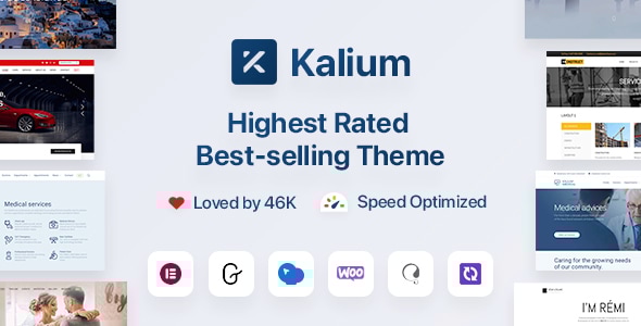 Kalium v3.0.8 - Creative Theme for Professionals
