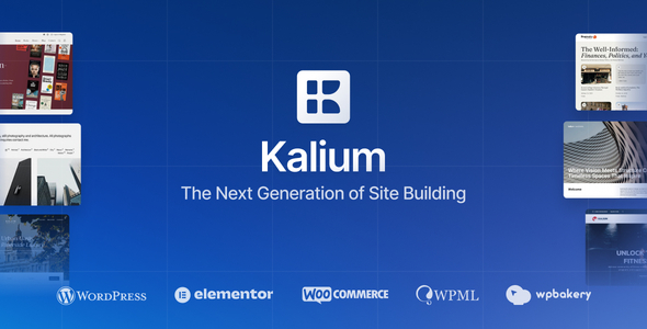 Kalium v3.9 - Creative Theme for Professionals