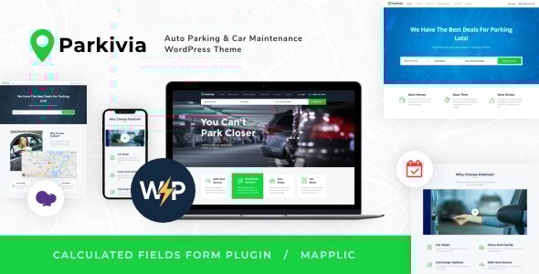 Parkivia v1.1.2 - Auto Parking & Car Maintenance WordPress Theme