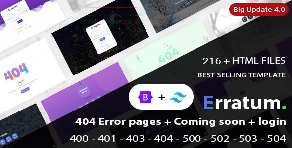 Erratum - 404 Error Pages