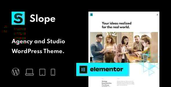 Slope v1.0.5 - Agency & Studio WordPress Theme