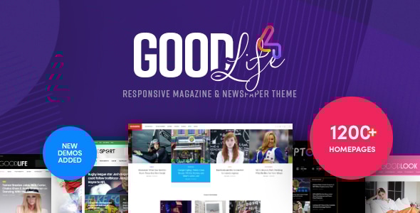 GoodLife v4.1.7.1 - Responsive Magazine Theme
