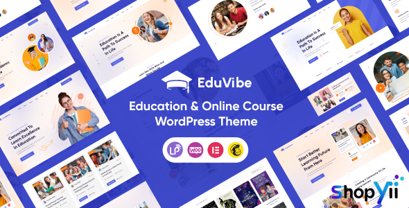 EduVibe v1.0.1 - Education & Online Course WordPress Theme