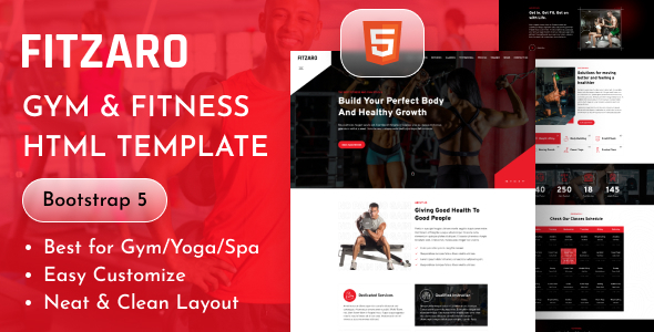Fitzaro v1.0 - Gym & Fitness HTML Template