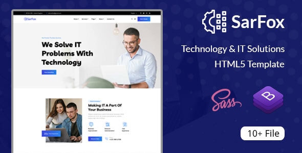 Sarfox v1.0 - IT Solutions & Technology HTML5 Template