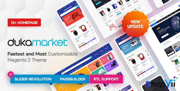 Dukamarket v2.4.7 - Multipurpose Responsive Magento 2 / Adobe Commerce Theme